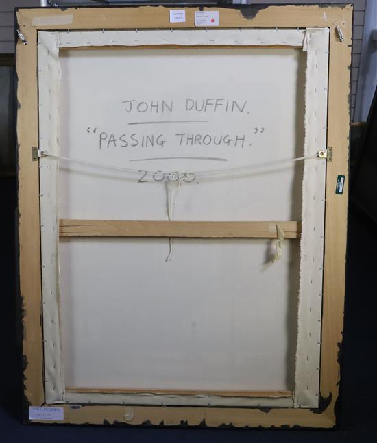 § John Duffin (1965-) Passing Through 40 x 30in.